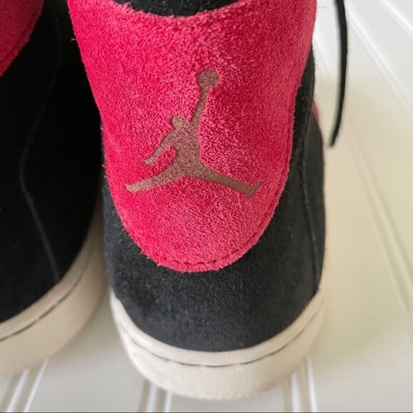 Nike Jordan Russel Westbrook 0.2 Red/Black Suede Hi Top Sneakers - Size 11.5 - Picture 4 of 8